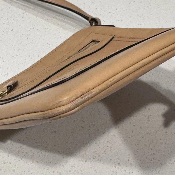 Coach Tan Leather North South Zip Crossbody - Picture 11 of 13